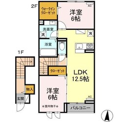 シェーンハイト　バルトの物件間取画像